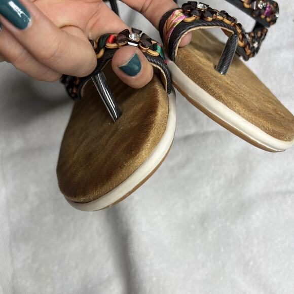 Patrizia By Spring Step Shoes Women's Size 9 Jeunesse Embellished Sandal Size 40 - Picture 5 of 7